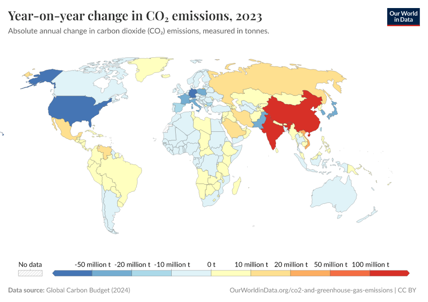 A thumbnail of the "Year-on-year change in CO₂ emissions" chart