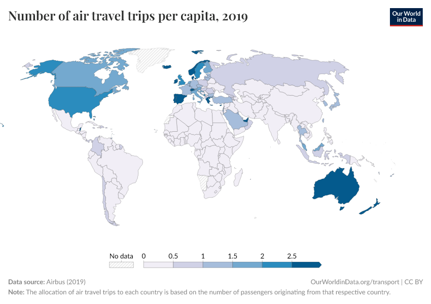 A thumbnail of the "Number of air travel trips per capita" chart