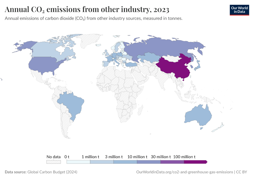 A thumbnail of the "Annual CO₂ emissions from other industry" chart