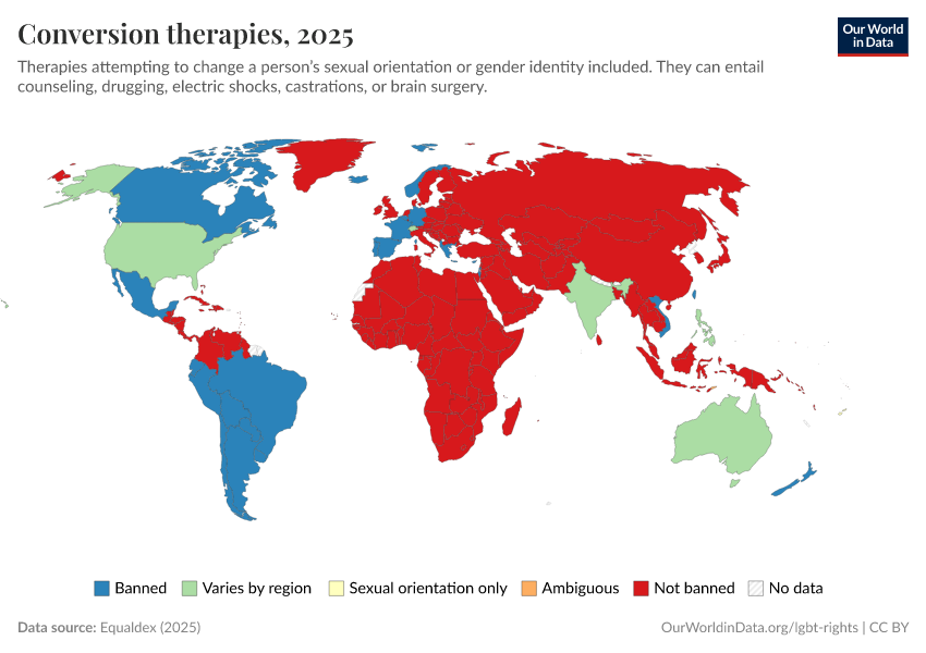 A thumbnail of the "Conversion therapies" chart