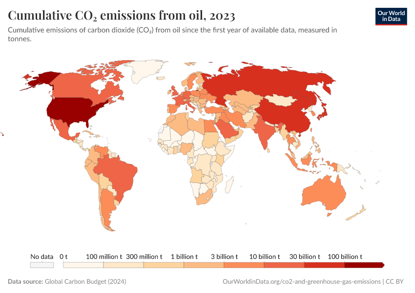 A thumbnail of the "Cumulative CO₂ emissions from oil" chart