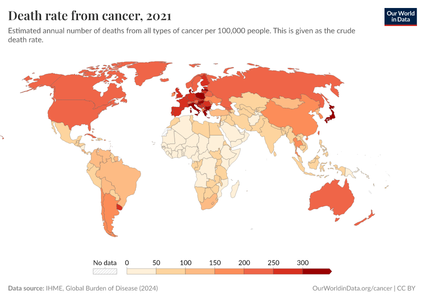 A thumbnail of the "Death rate from cancer" chart
