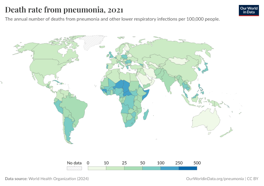 A thumbnail of the "Death rate from pneumonia" chart