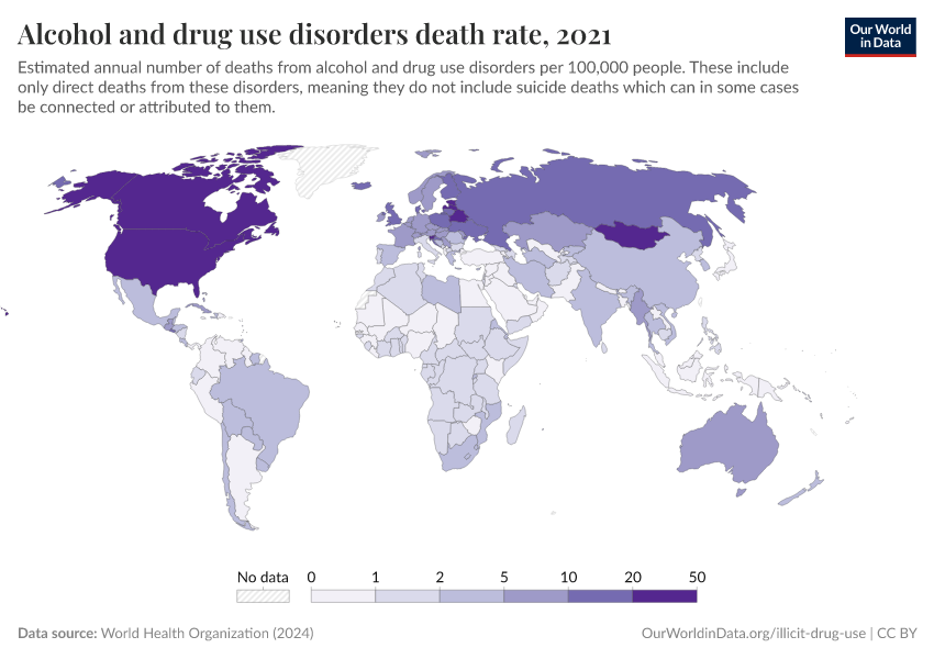 A thumbnail of the "Alcohol and drug use disorders death rate" chart