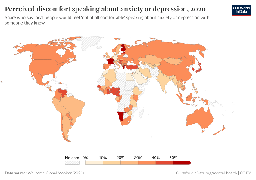 A thumbnail of the "Perceived discomfort speaking about anxiety or depression" chart