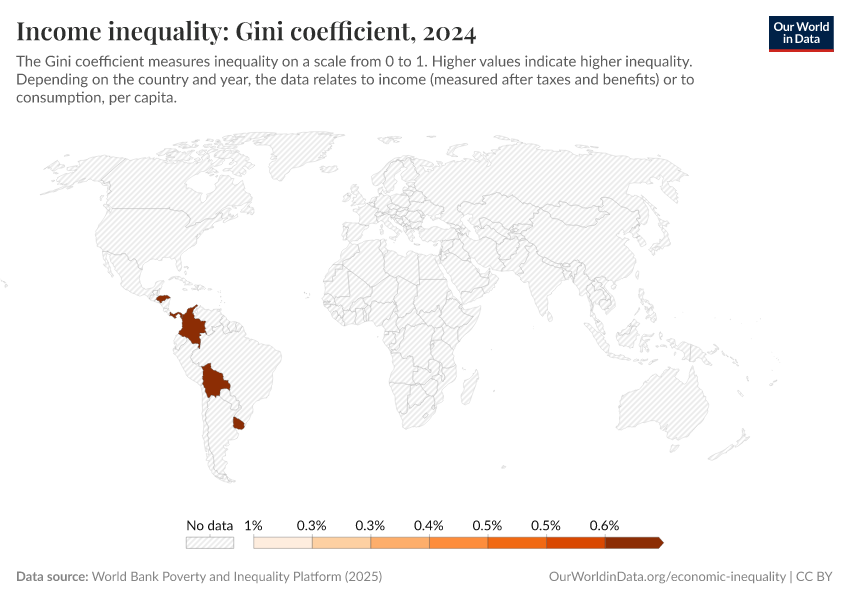 A thumbnail of the "Income inequality: Gini coefficient" chart