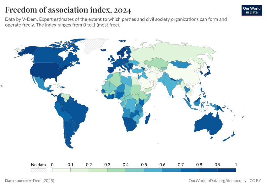 A thumbnail of the "Freedom of association index" chart