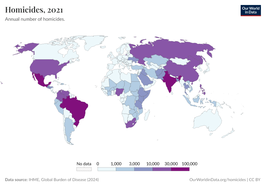 A thumbnail of the "Homicides" chart