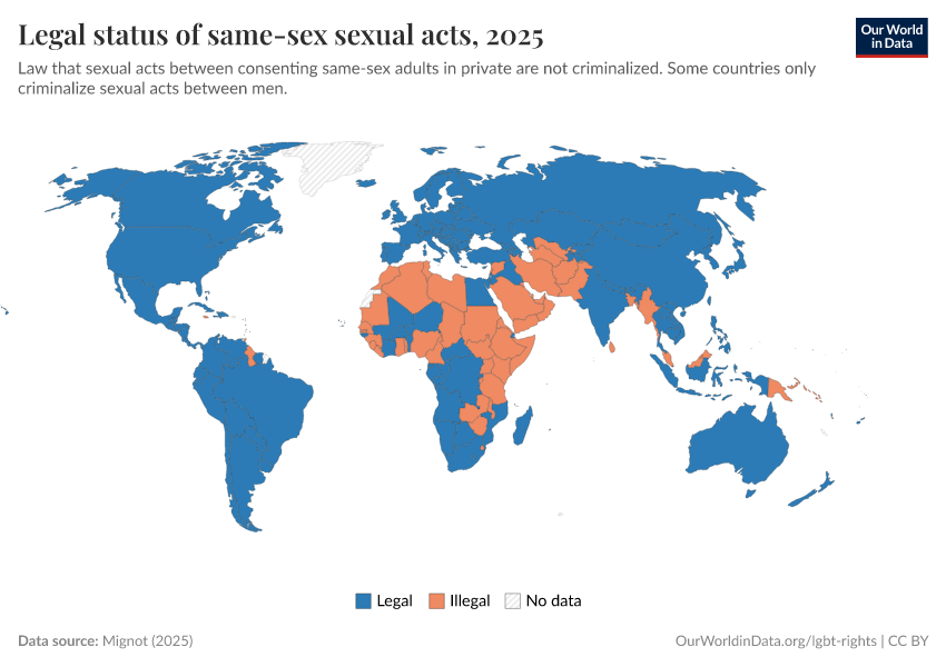 A thumbnail of the "Legal status of same-sex sexual acts" chart
