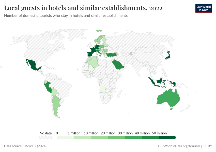 A thumbnail of the "Local guests in hotels and similar establishments" chart