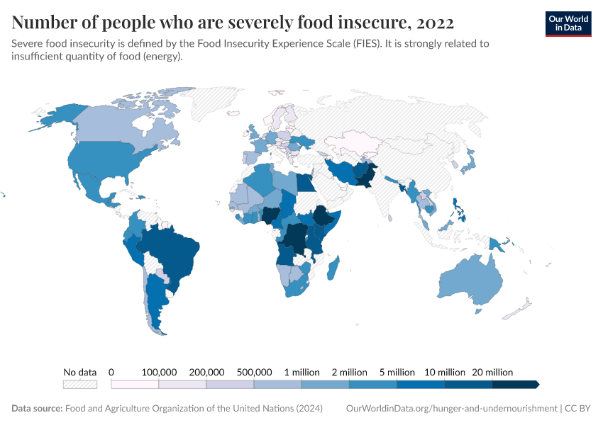 A thumbnail of the "Number of people who are severely food insecure" chart