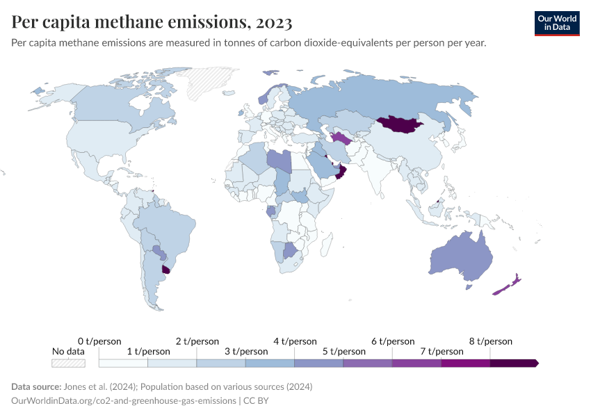 A thumbnail of the "Per capita methane emissions" chart