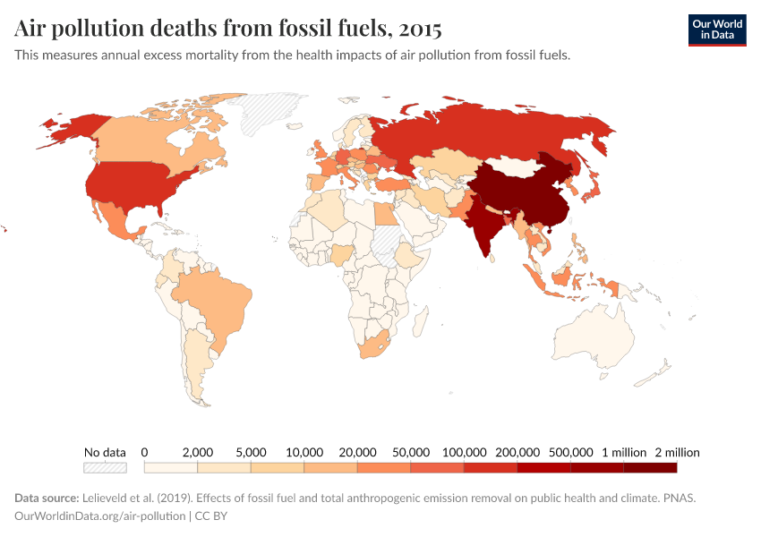 A thumbnail of the "Air pollution deaths from fossil fuels" chart