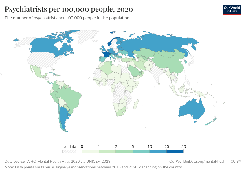 A thumbnail of the "Psychiatrists per 100,000 people" chart