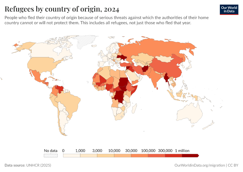 A thumbnail of the "Refugees by country of origin" chart