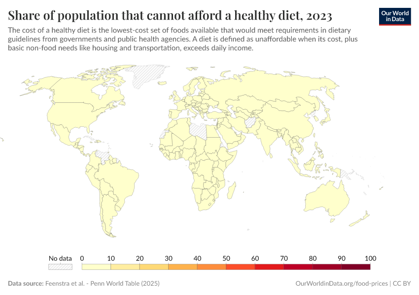 A thumbnail of the "Share of population that cannot afford a healthy diet" chart