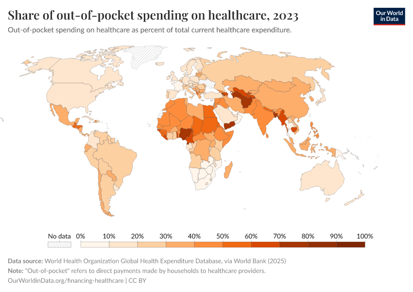 A thumbnail of the "Share of out-of-pocket spending on healthcare" chart