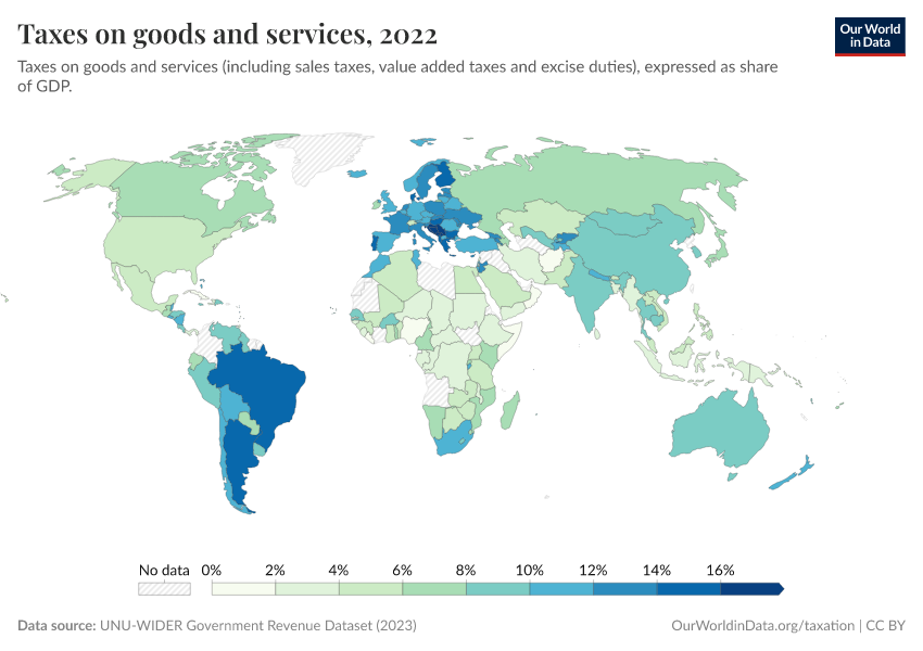 A thumbnail of the "Taxes on goods and services" chart