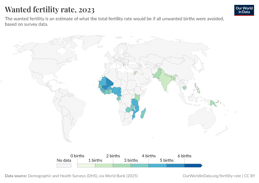 A thumbnail of the "Wanted fertility rate" chart